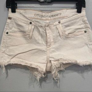Citizen of humanity women denim shorts size 25